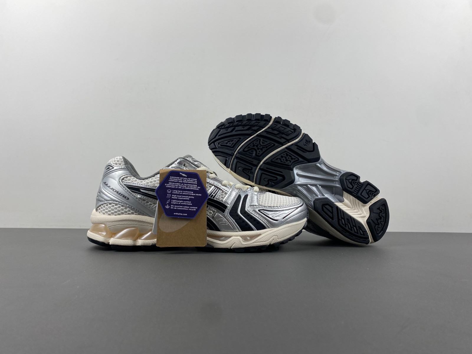 jjjjound x As*ic*s gel kayano 14 ''silver black'' 1201a457‑101
