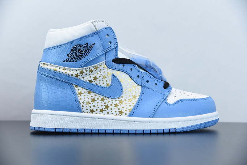 air jordan 1 S*p*e blue stars