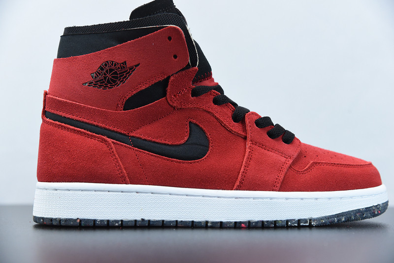 air jordan 1 high zoom air cmft red suede ct0978-600