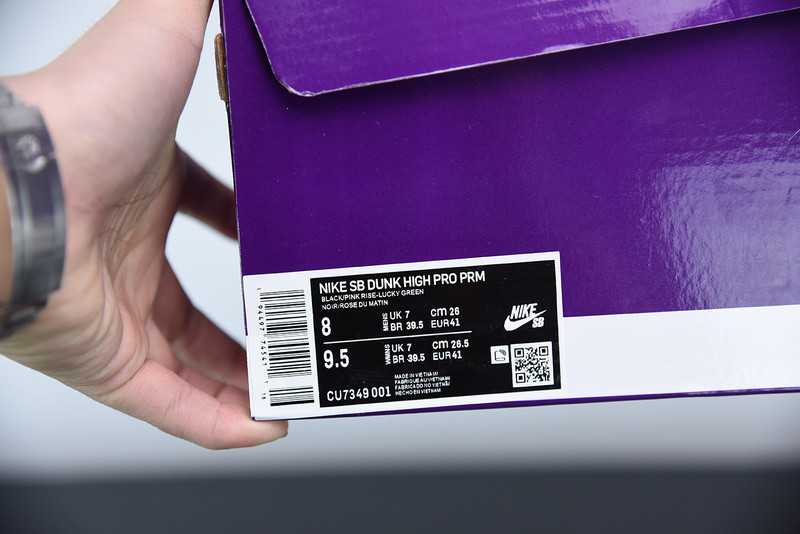 nike sb dunk high invert celtics cu7349-001