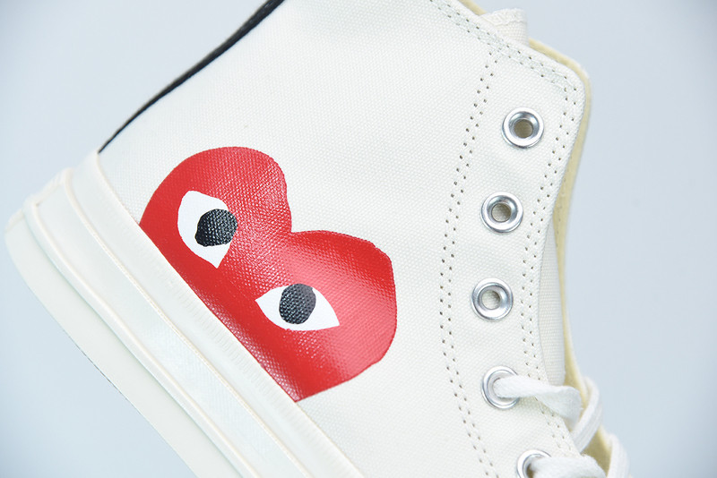 cdg play x converse