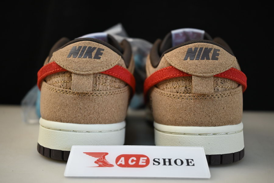 clot x nike dunk low cork fn0317-121