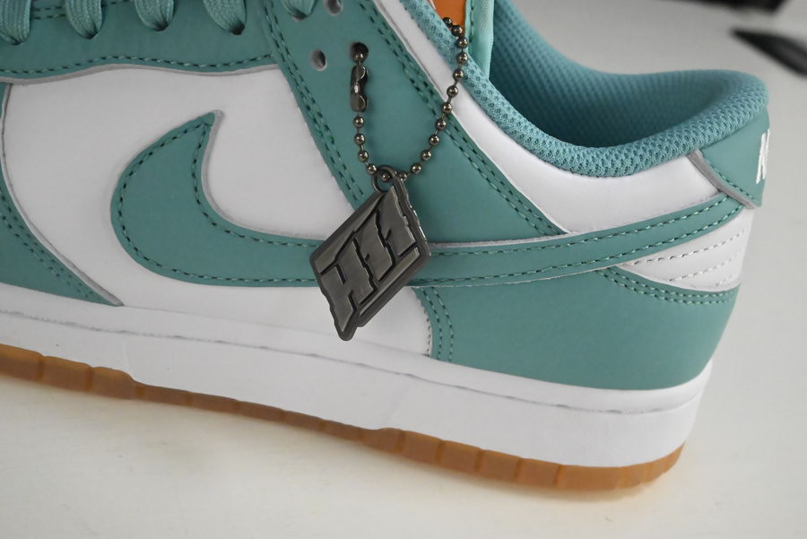 nike dunk low turquoise green orange dv2190-100