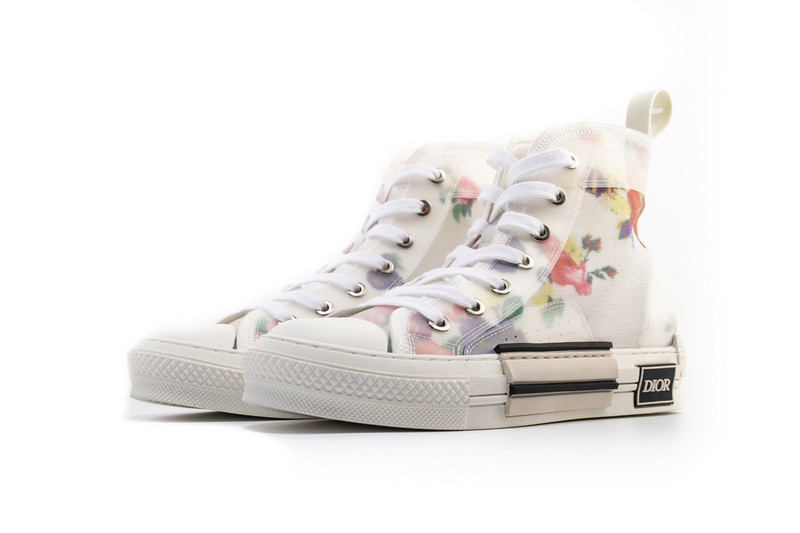 dio* b23 oblique high top sneakers t00853-1064