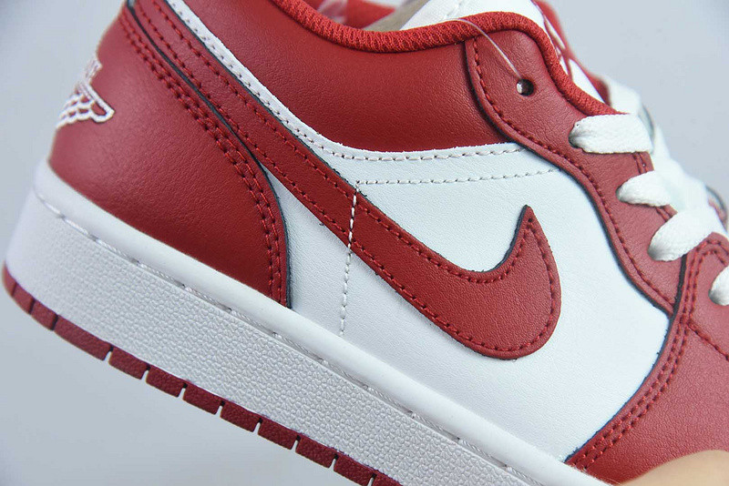 Air Jordan 1 Low Red White 553558-166