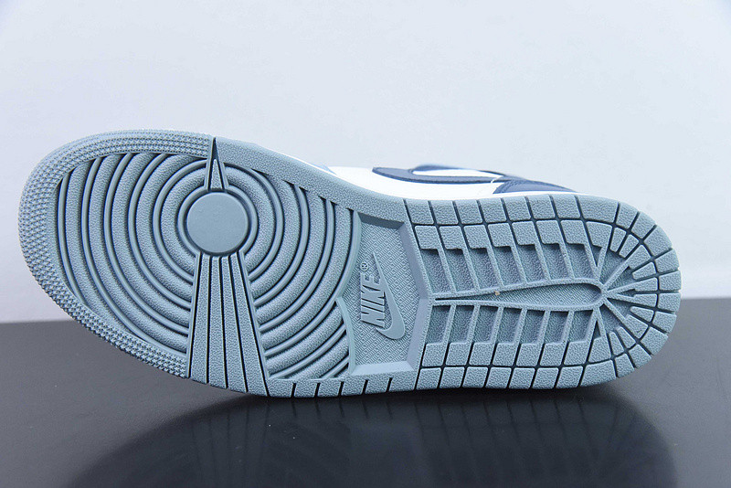 air jordan 1 mid womens blue bq6472-140