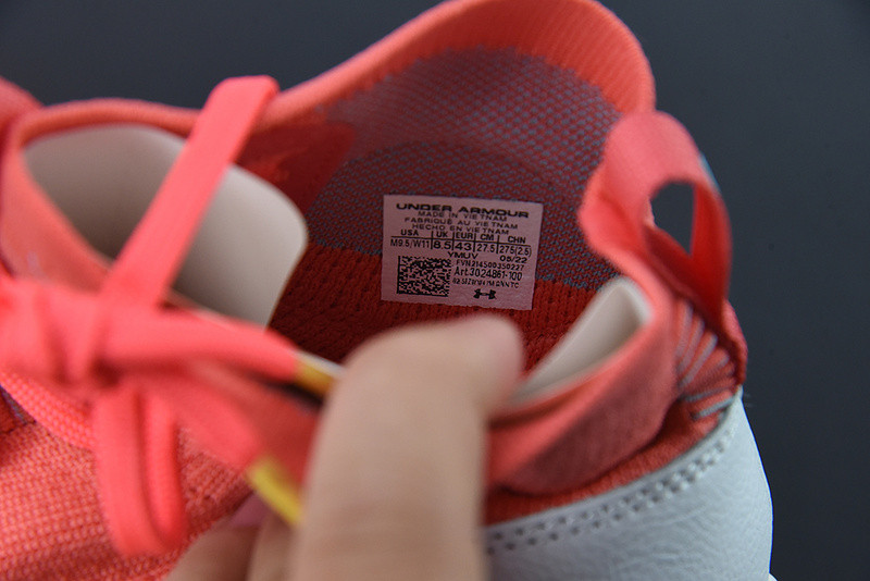 under armour curry 4 flotro white red 3024861-100