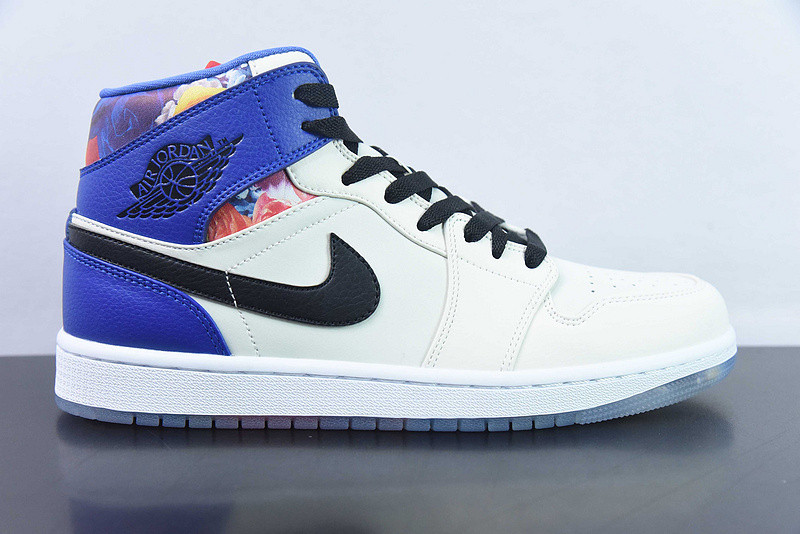 air jordan 1 mid "valentine''s day flowers" fd4330-101