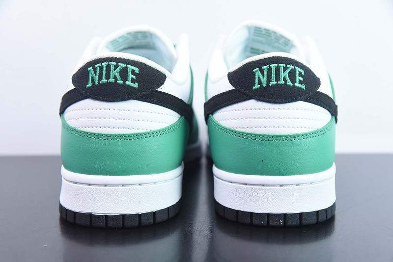 nike dunk low white green black fn3612-300
