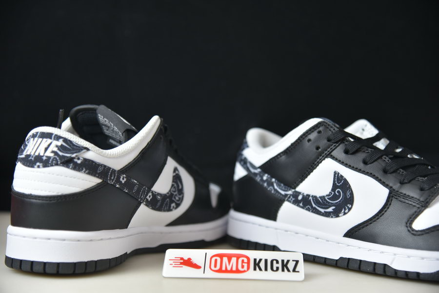 nike dunk low essential paisley pack black dh4401-100