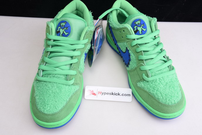 grateful dead x nike sb dunk low “green bear” cj5378-300