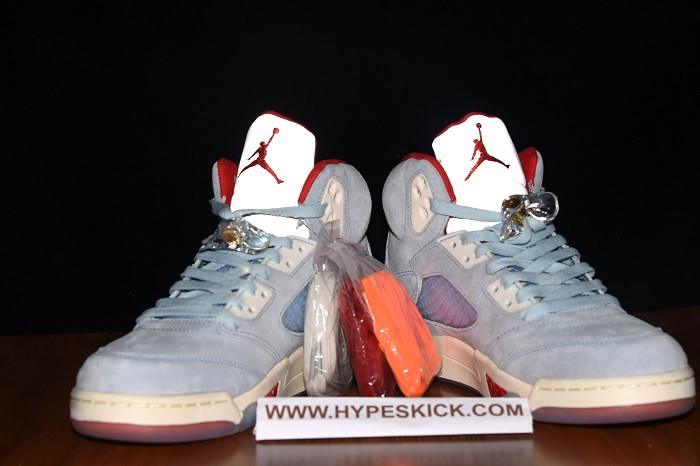 trophy room x air jordan 5 retro "ice blue" ci1899-400
