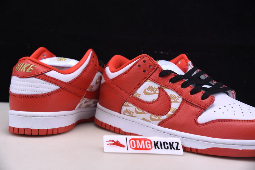 nike sb dunk low S*p*e x nike red dh3228-161