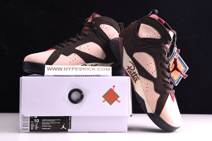 patta x air jordan 7 retro og sp "shimmer" at3375-200